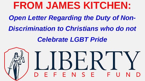 Liberty Coalition Canada lawyer warns of lawsuits if Christians face discrimination during Pride Month