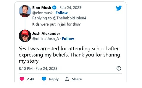 Musk puzzled by ouster of Ontario student Josh Alexander: “Jail for this?”